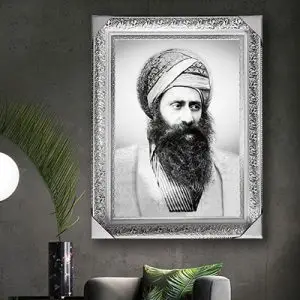 דיוקנו של הבן איש חי להדפסה על זכוכית או קנבס
